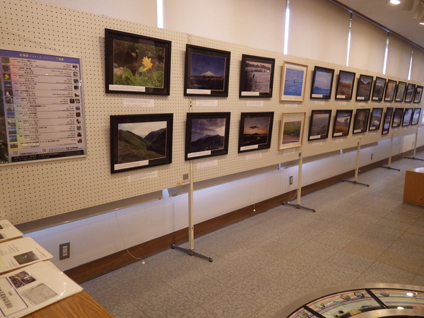 AR写真展の様子　北海道海鳥センター