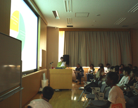 Ms. Yanagiya introduced Japan's national park system and national parks in Hokkaido